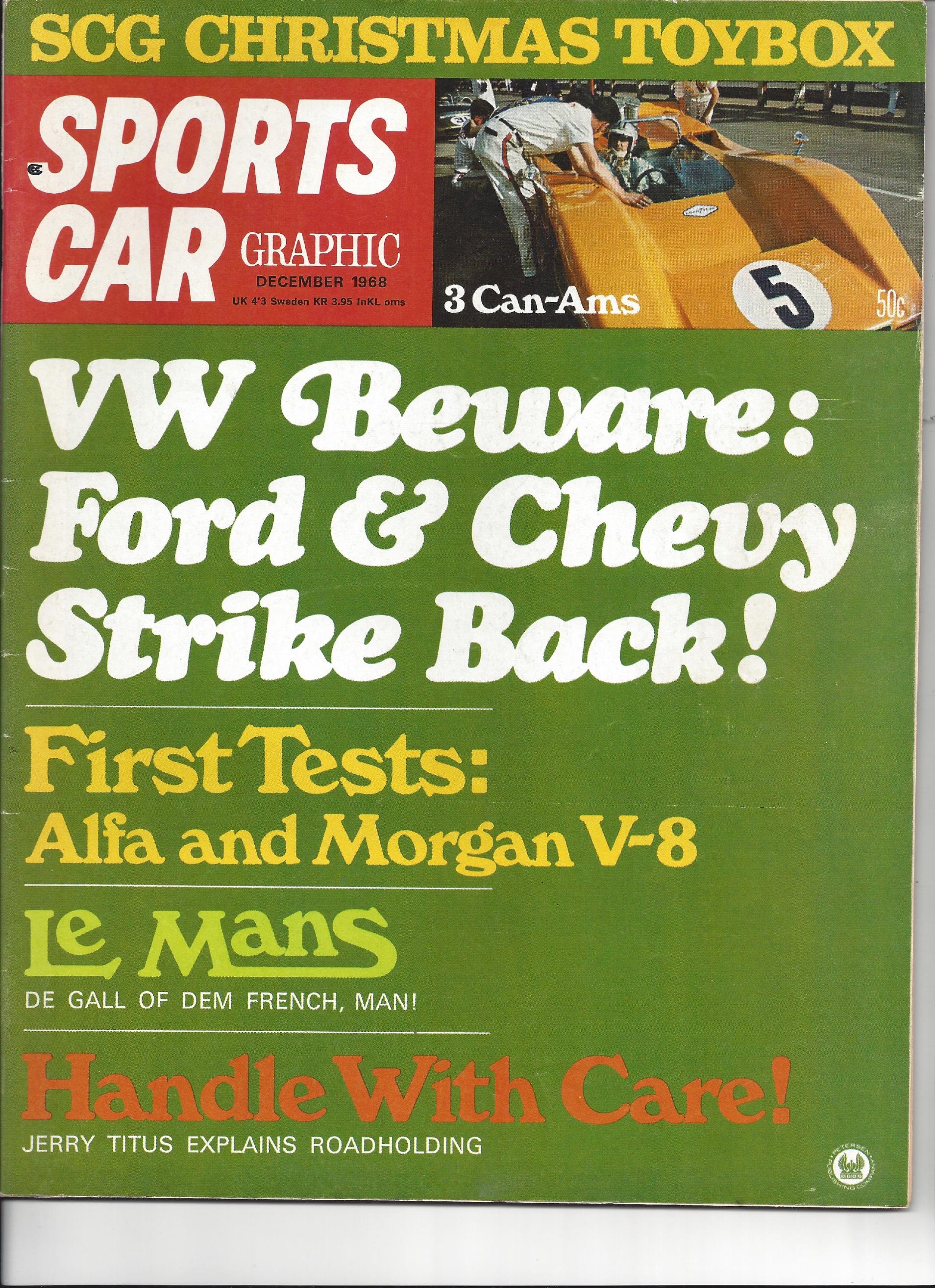 Журнал Sports Car Graphic 1968 12